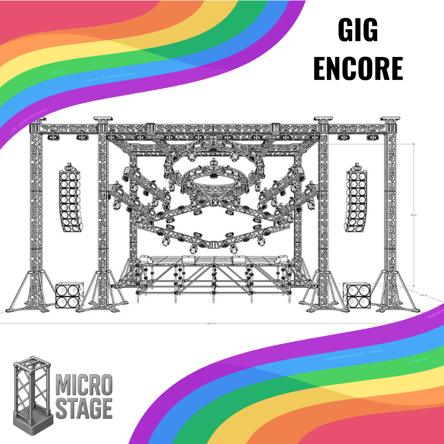 Gig Encore – Professional Stage Model (1:20 Scale)