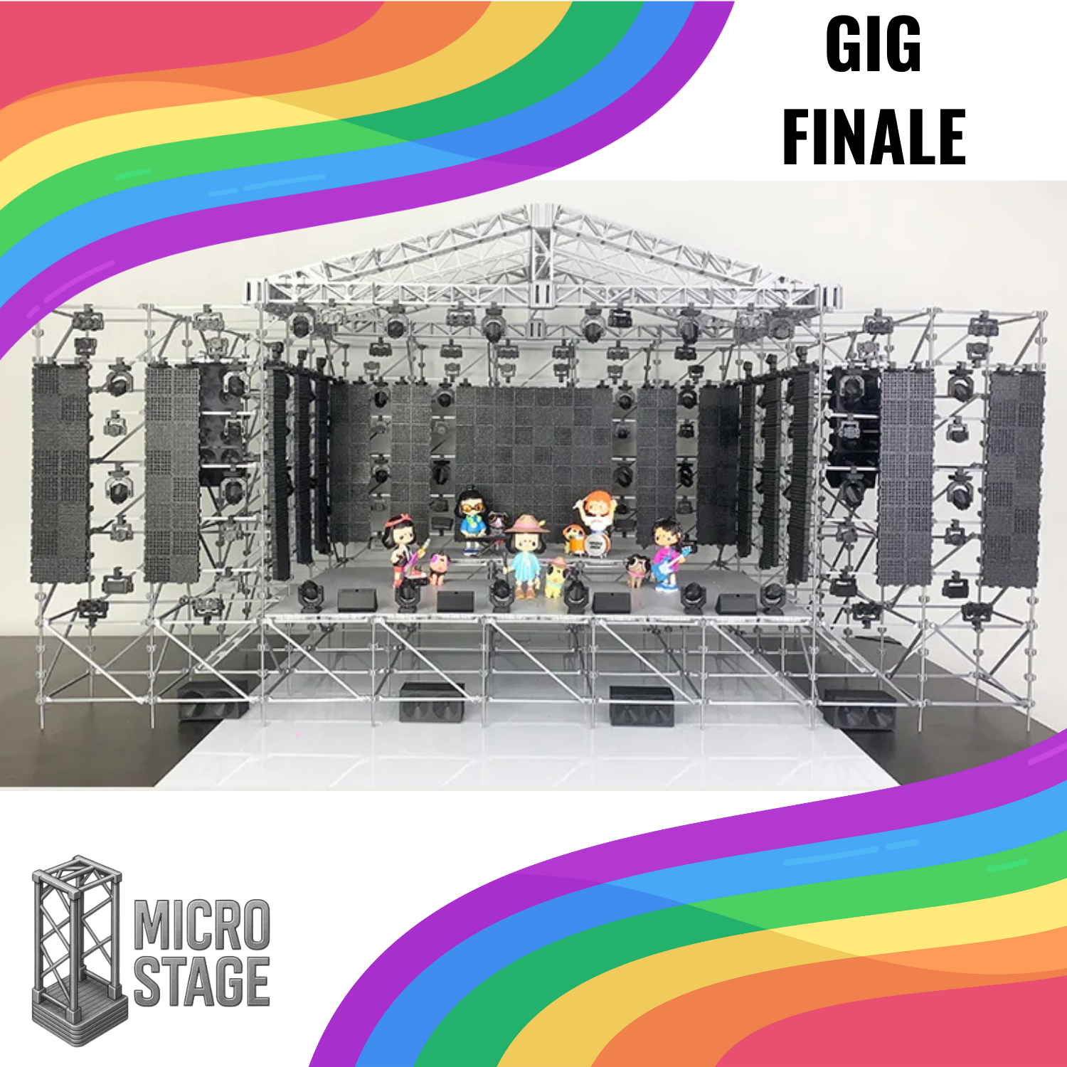 Gig Finale – Professional Stage Model (1:20 Scale)