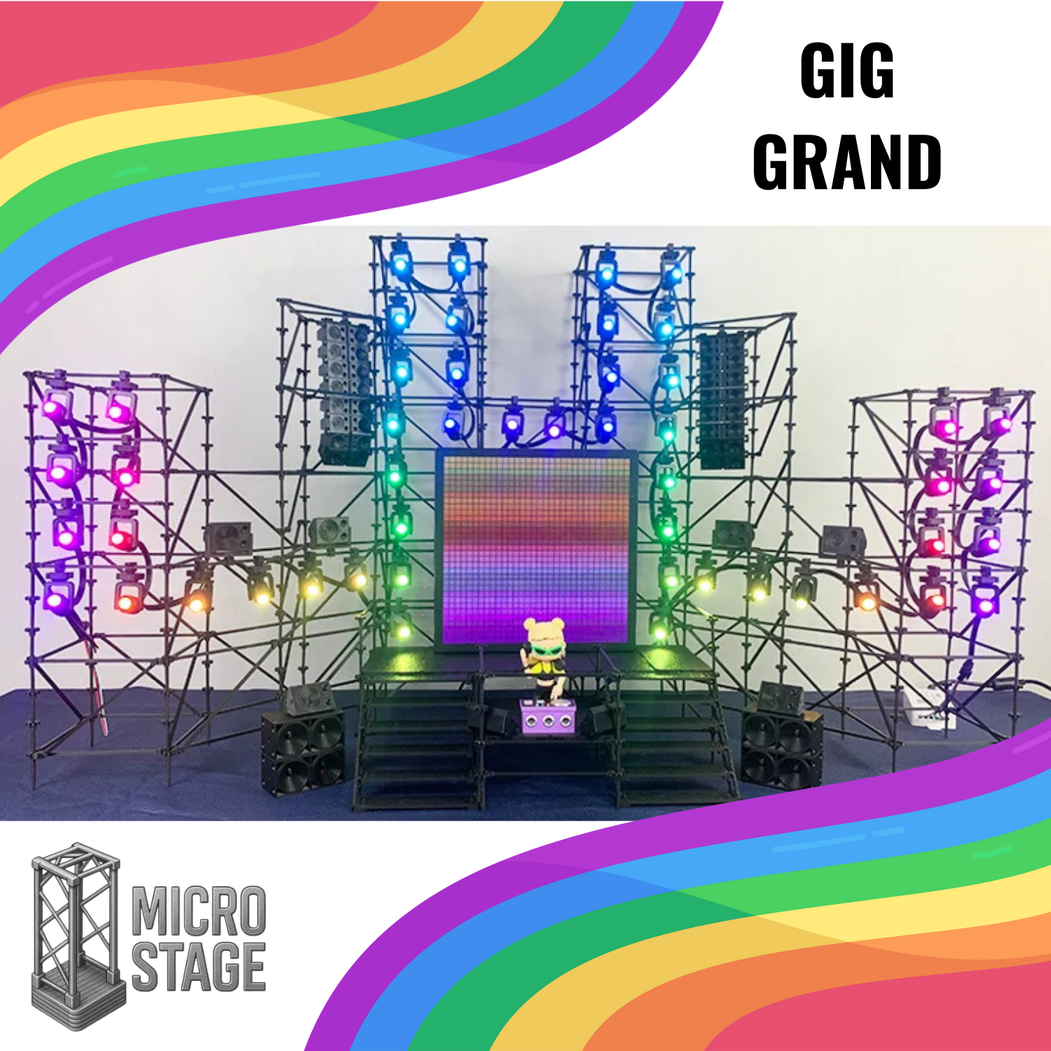 Gig Grand – Flagship Stage Model (1:20 Scale, DMX & Art-Net Edition)