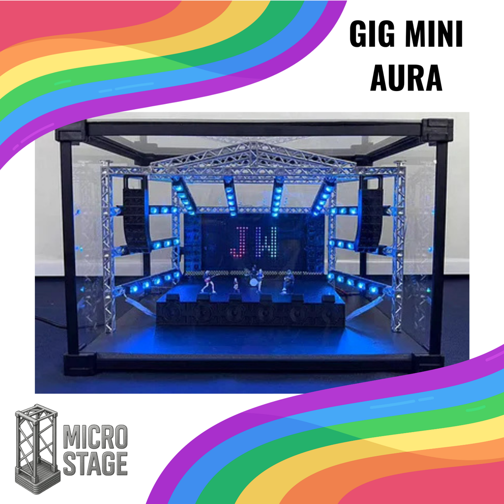 Gig Mini Aura – Compact Stage Model (1:64 Scale, LED Edition)