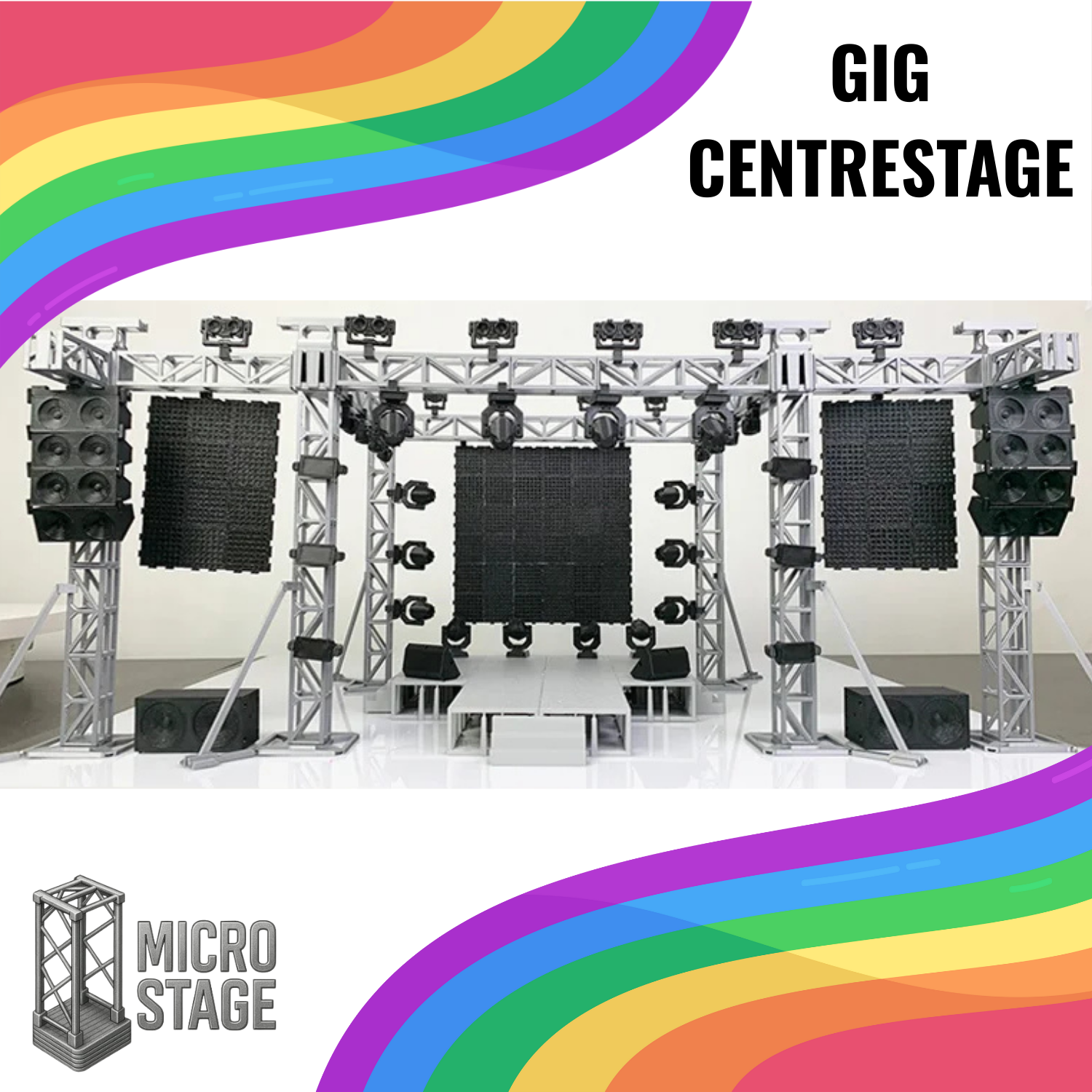 Gig Centrestage – Professional Stage Model (1:20 Scale)
