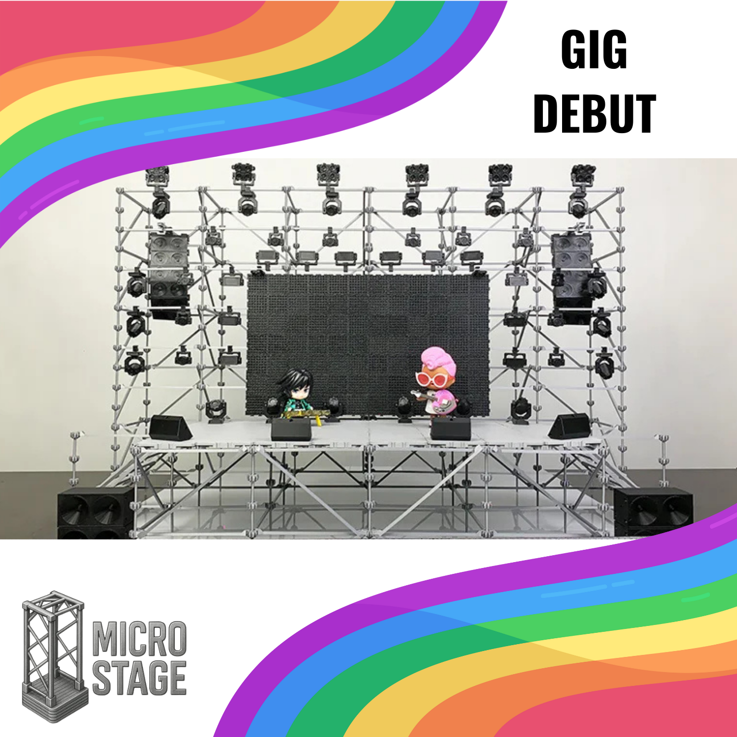 Gig Debut – Professional Stage Model (1:20 Scale)
